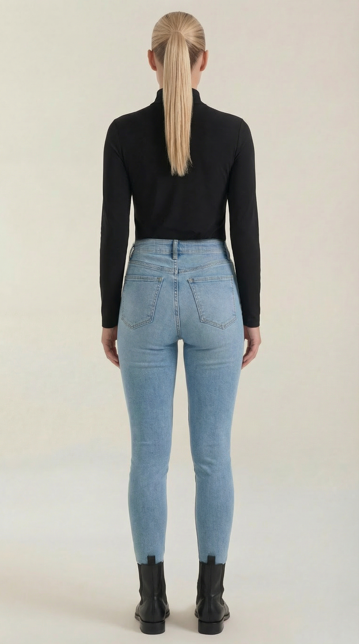 ROCÍO | TOP DE ALGODÓN CON CUELLO ALTO