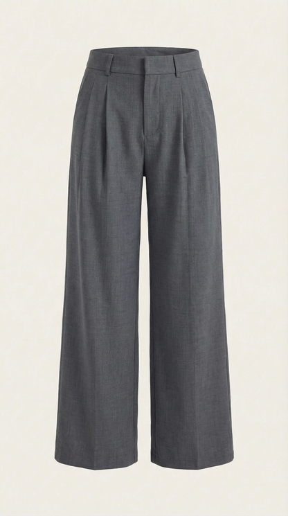COURTNEY | PANTALONES PLISADOS DE CINTURA ALTA