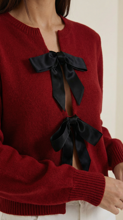 JULIETTE | JERSEY DE PUNTO CON DETALLE DE LAZO