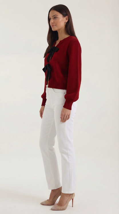 JULIETTE | JERSEY DE PUNTO CON DETALLE DE LAZO