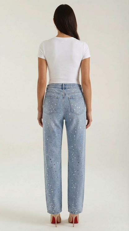 DAISY | VAQUEROS HOLGADOS CON BRILLO