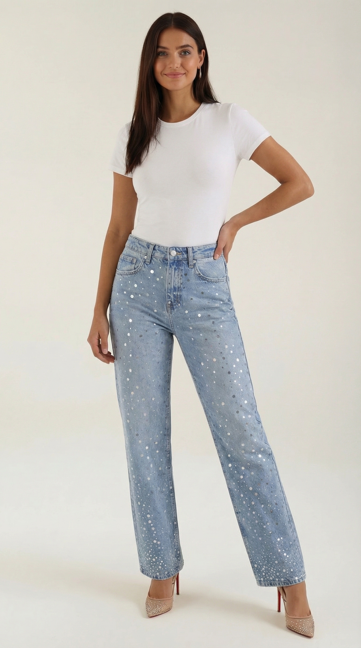 DAISY | VAQUEROS HOLGADOS CON BRILLO
