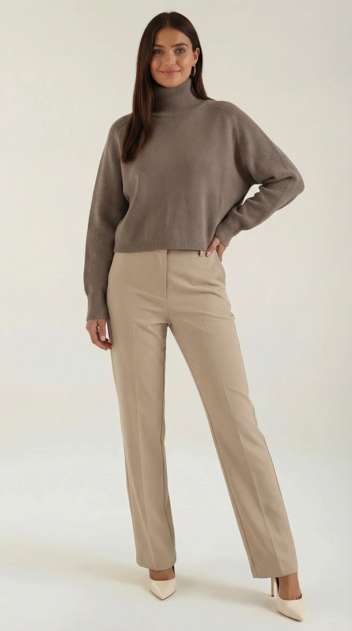GISELLE | SUÉTER ELEGANTE DE CUELLO ALTO