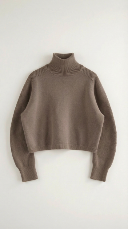 GISELLE | SUÉTER ELEGANTE DE CUELLO ALTO