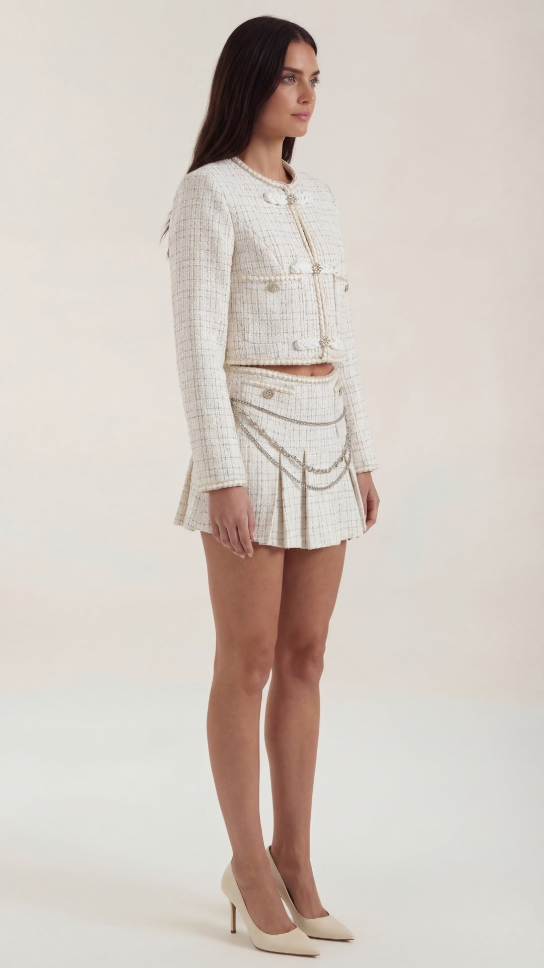 MARJORIE | CONJUNTO DE FALDA DE TWEED