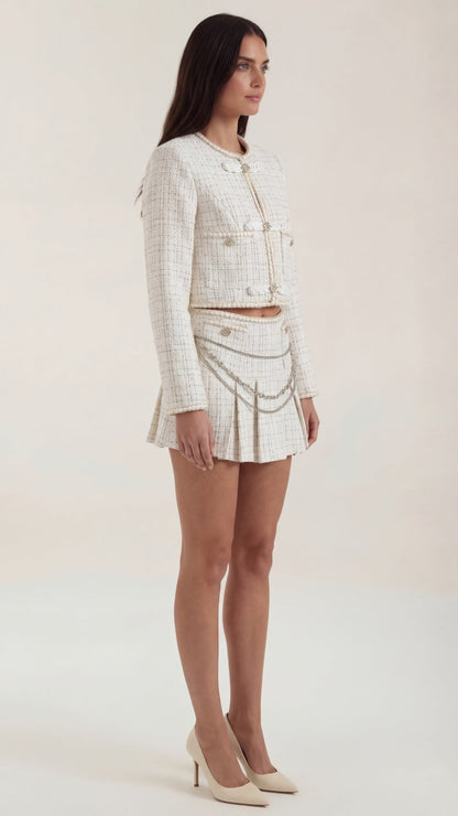 MARJORIE | CONJUNTO DE FALDA DE TWEED