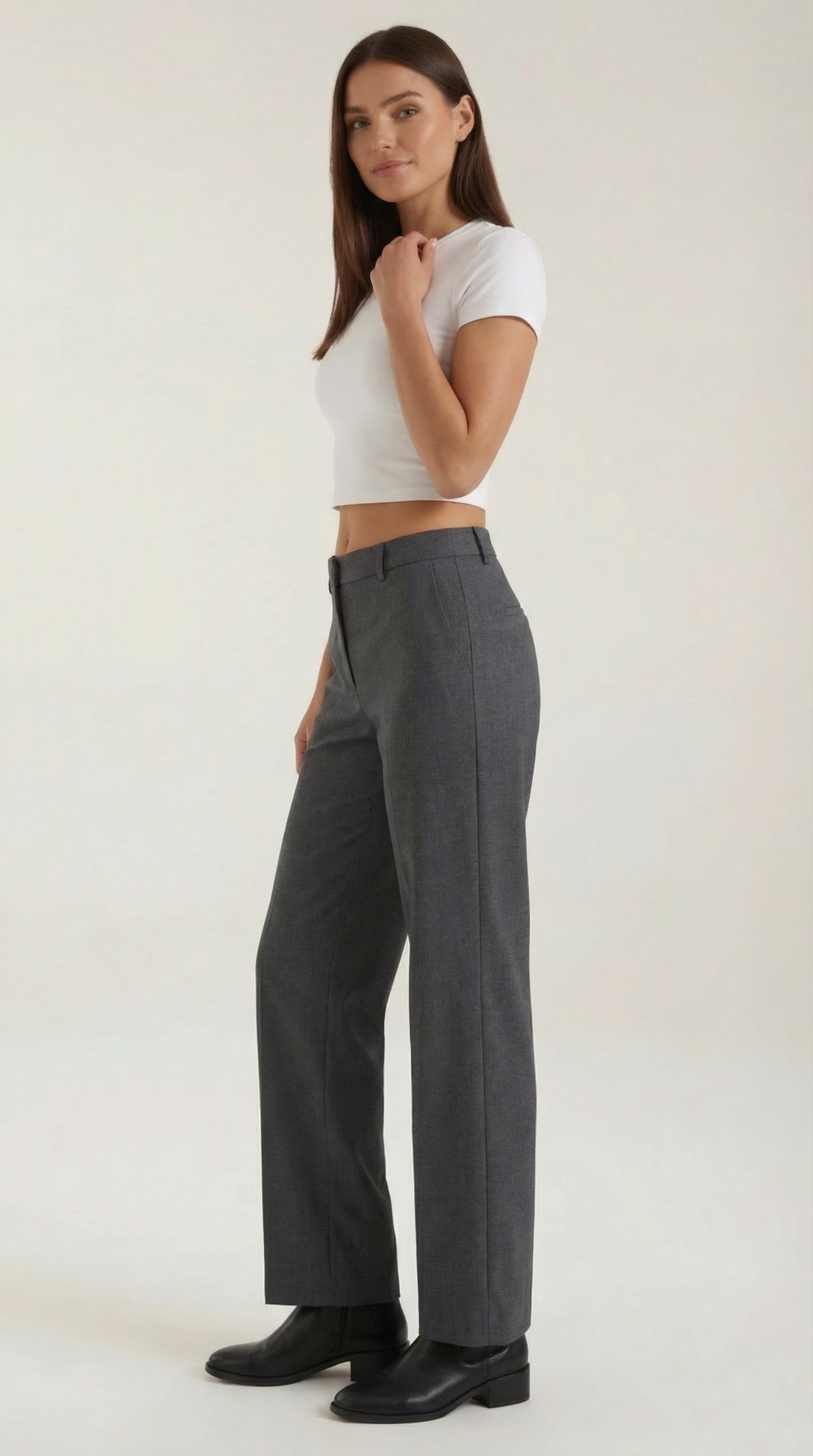 DOROTHY | PANTALONES RECTOS PLISADOS