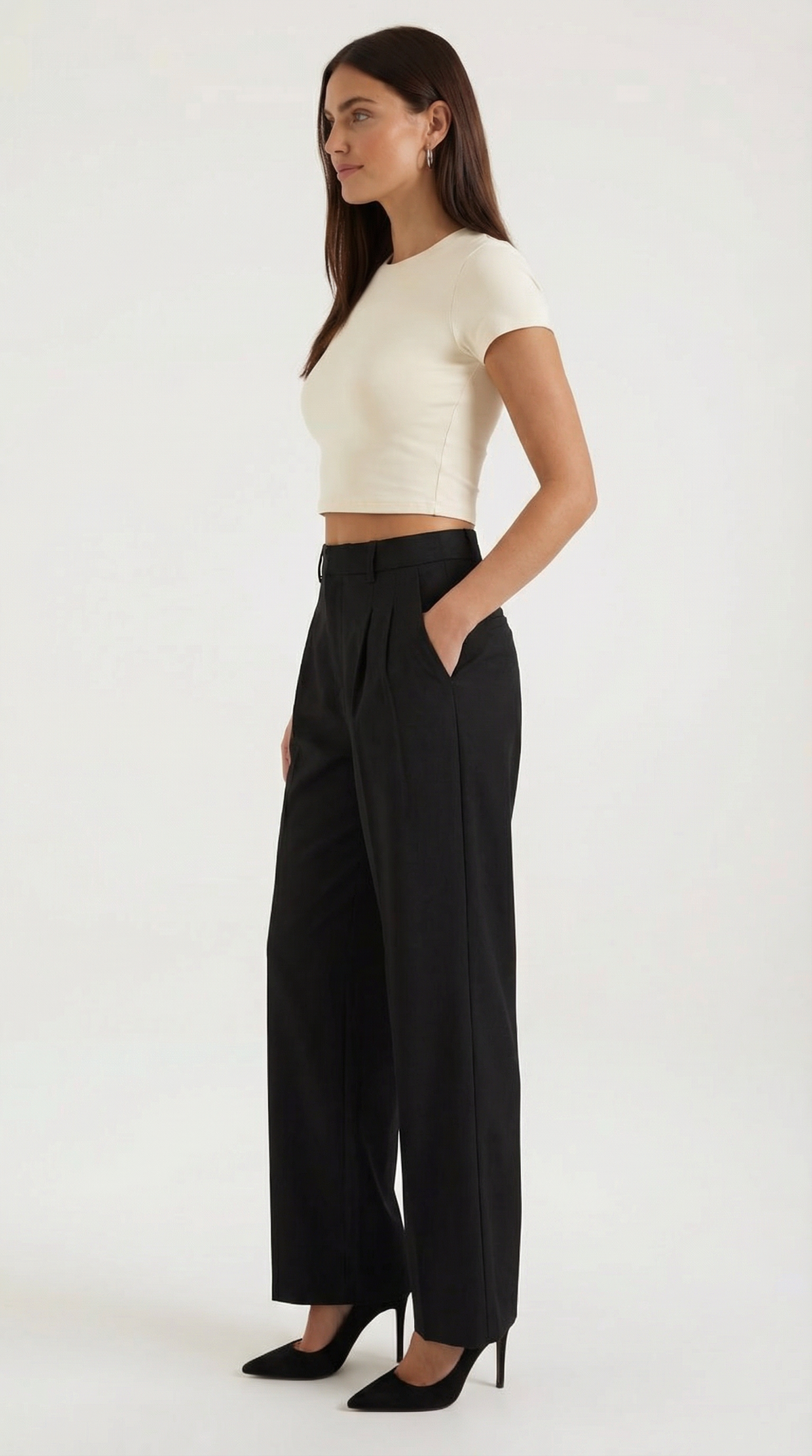 DOROTHY | PANTALONES RECTOS PLISADOS