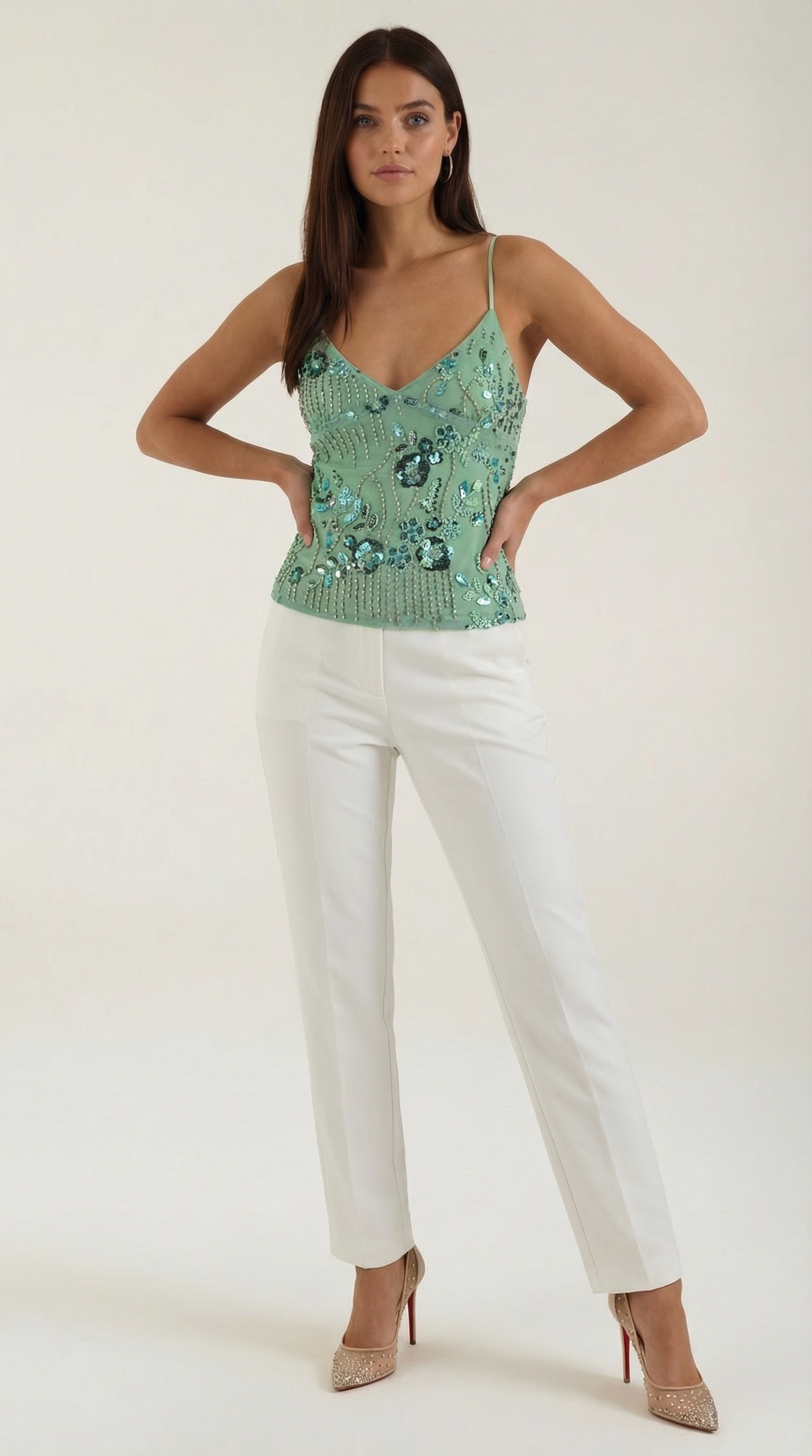 DORIS | CAMISÓN ELEGANTE CON LENTEJUELAS