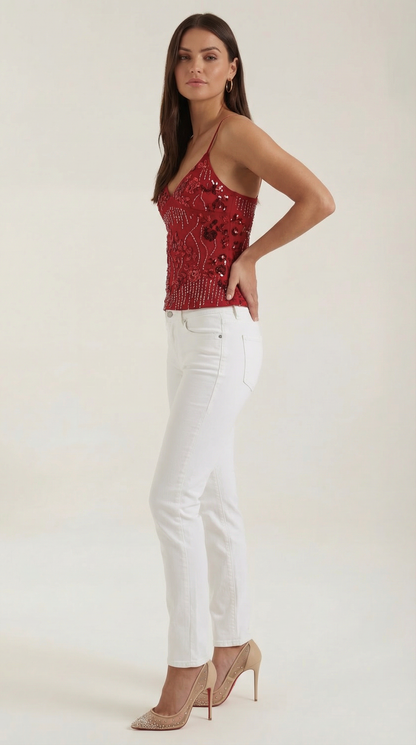 DORIS | CAMISÓN ELEGANTE CON LENTEJUELAS