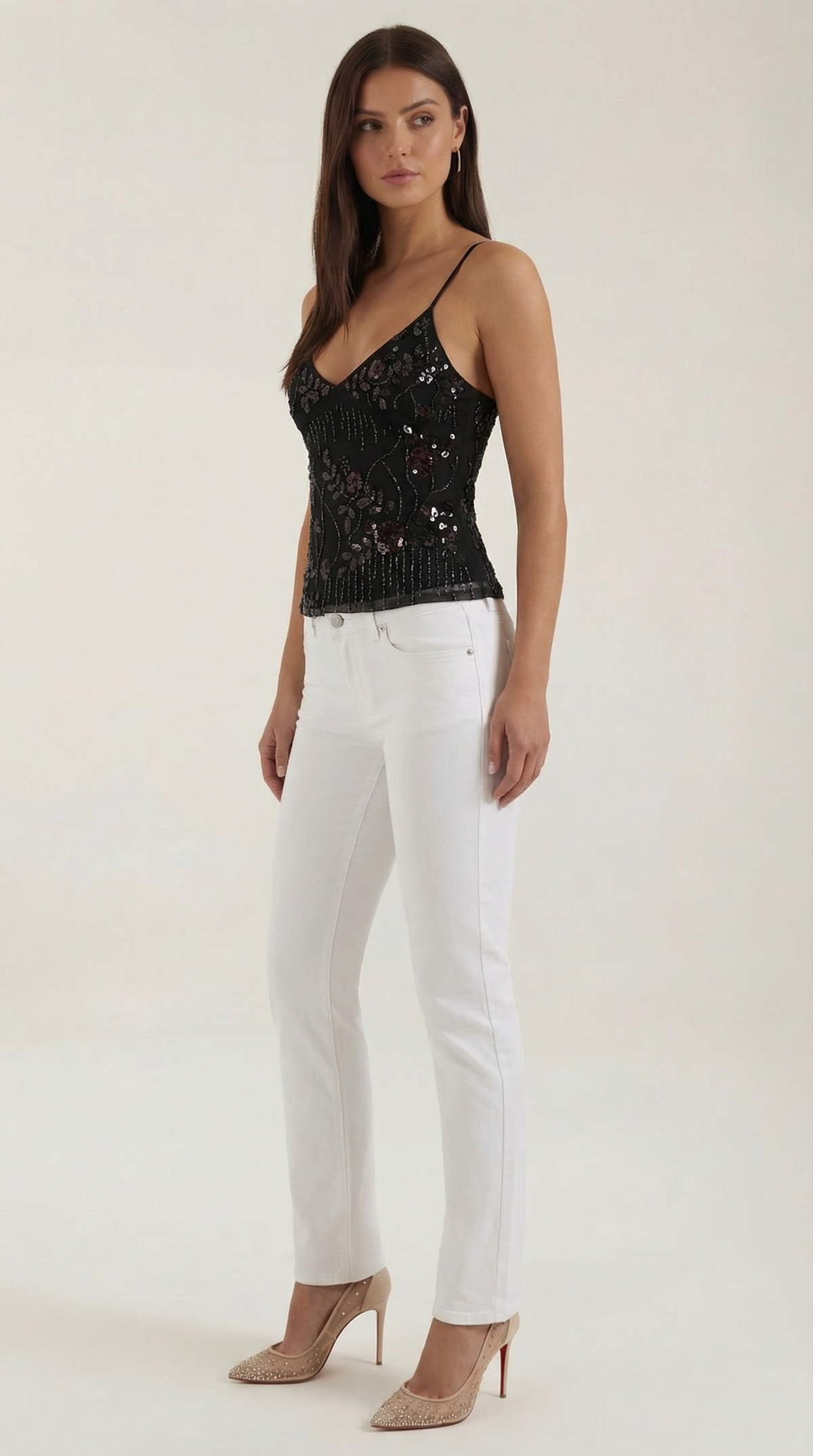 DORIS | CAMISÓN ELEGANTE CON LENTEJUELAS