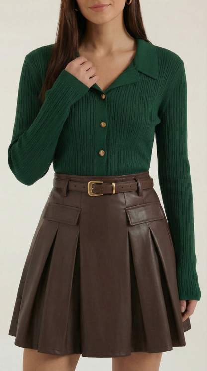 EMILIA | JERSEY DE PUNTO ACANALADO
