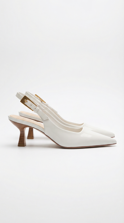 Zapatos Slingback de Tacón Bajo Elizabeth