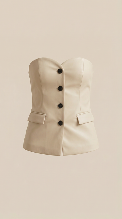 FIONA | BLAZER SIN MANGAS