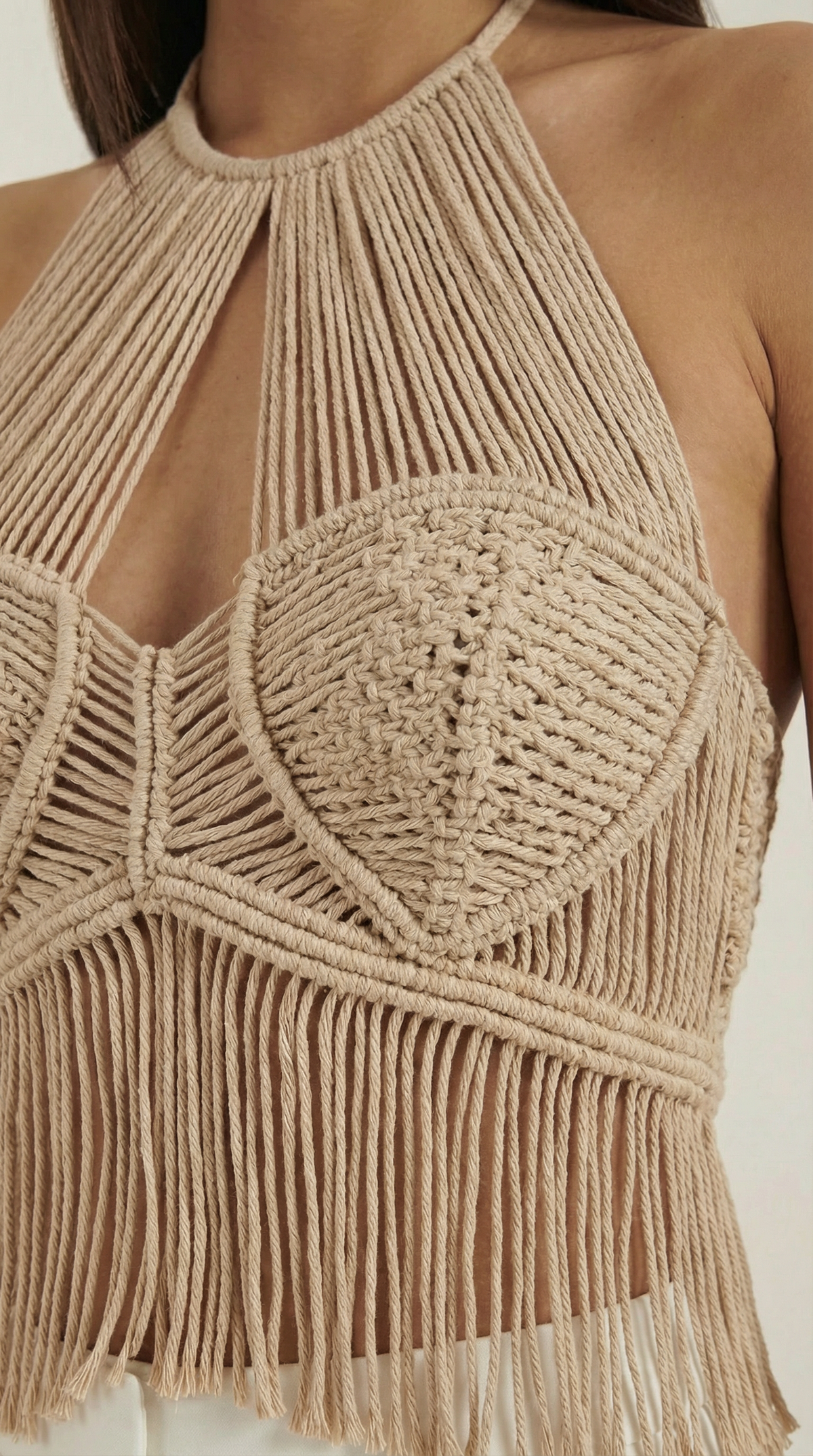 SAVANNAH | TOP HALTER DE MACRAME