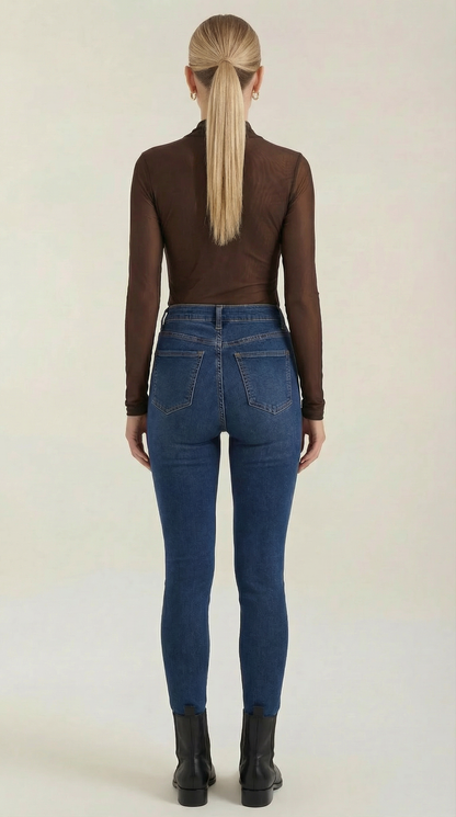 IRIS | TOP TRANSPARENTE DE MALLA