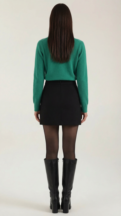 ADELAIDE | CARDIGAN DE PUNTO CON CUELLO Y BOTONES