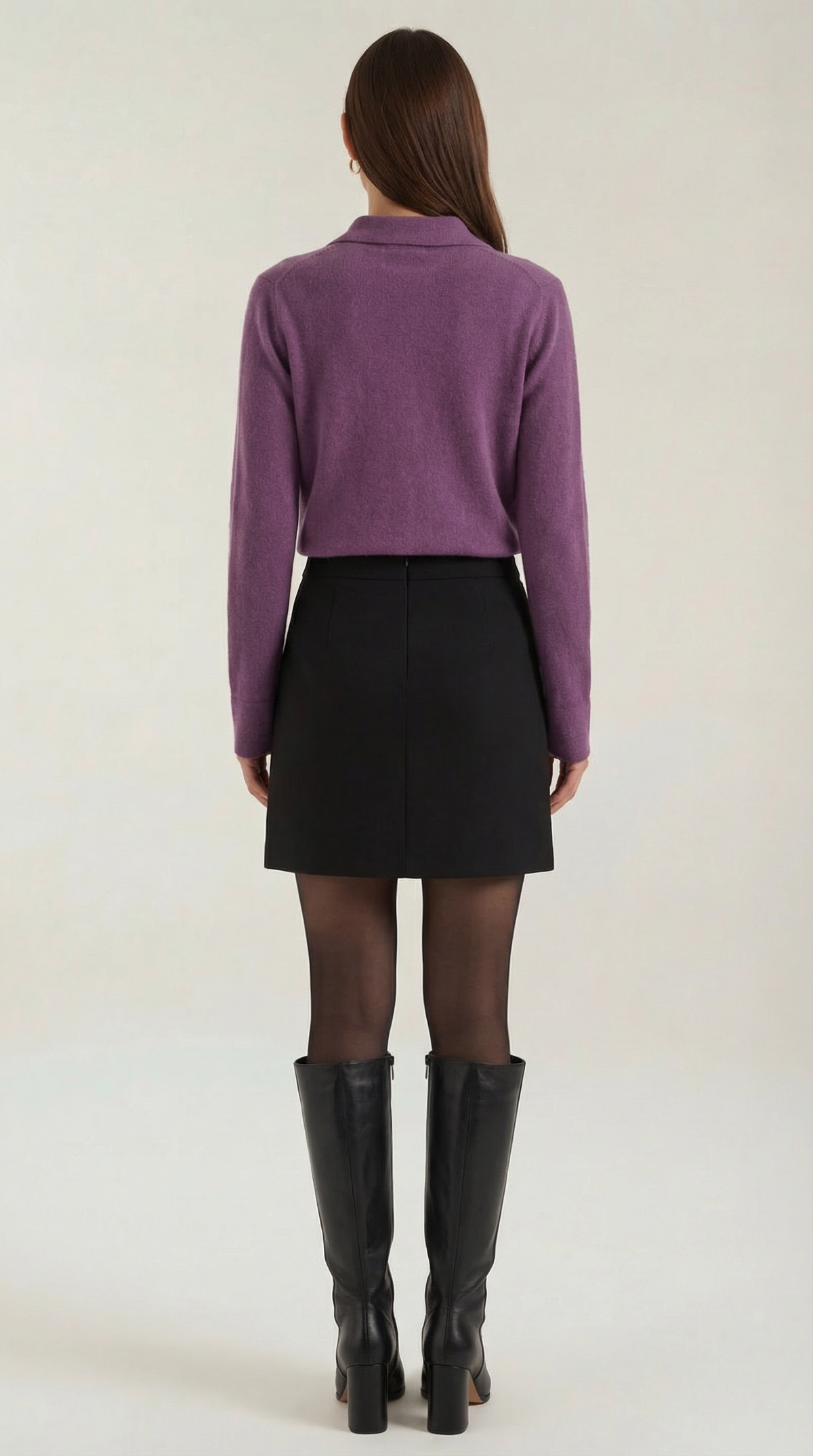 ADELAIDE | CARDIGAN DE PUNTO CON CUELLO Y BOTONES