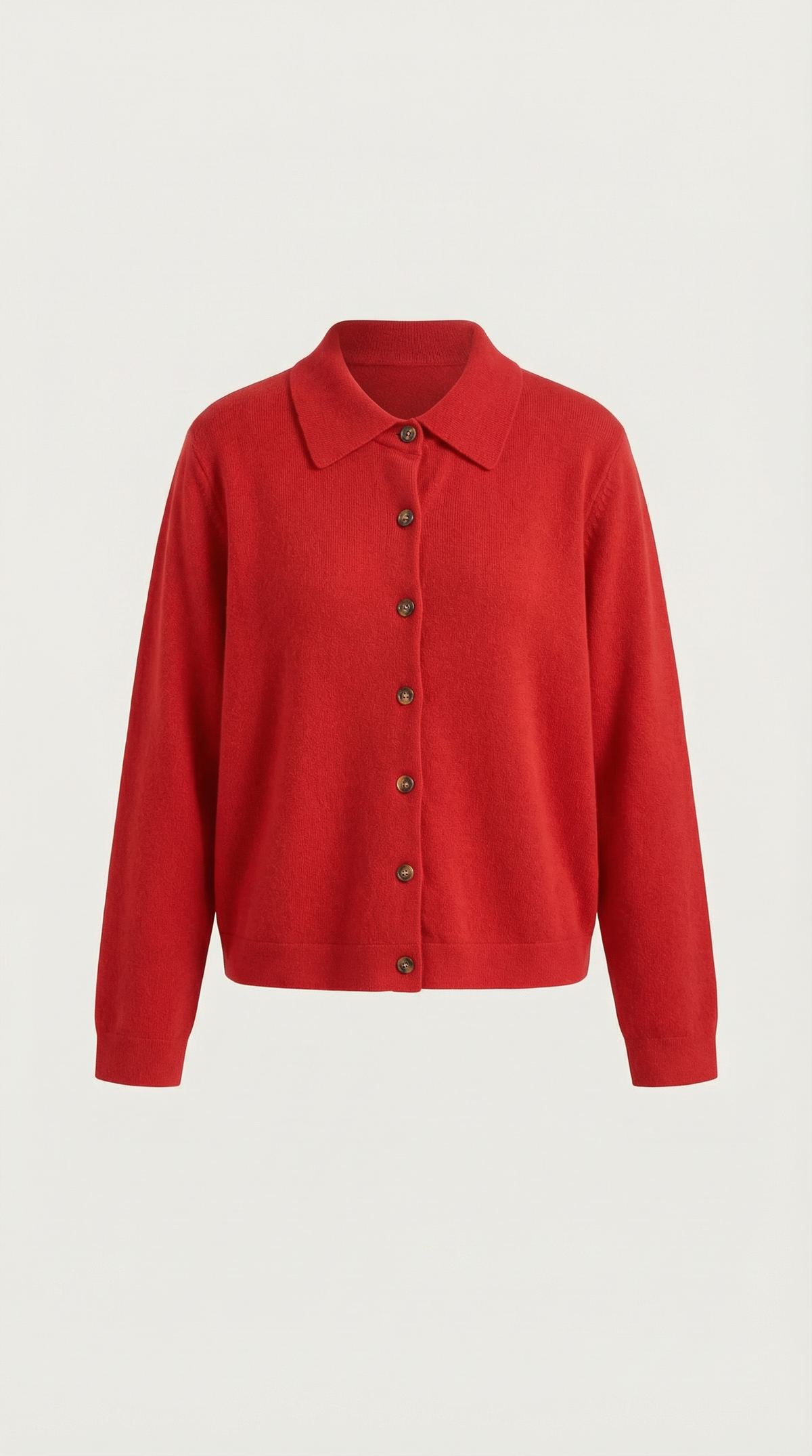 ADELAIDE | CARDIGAN DE PUNTO CON CUELLO Y BOTONES