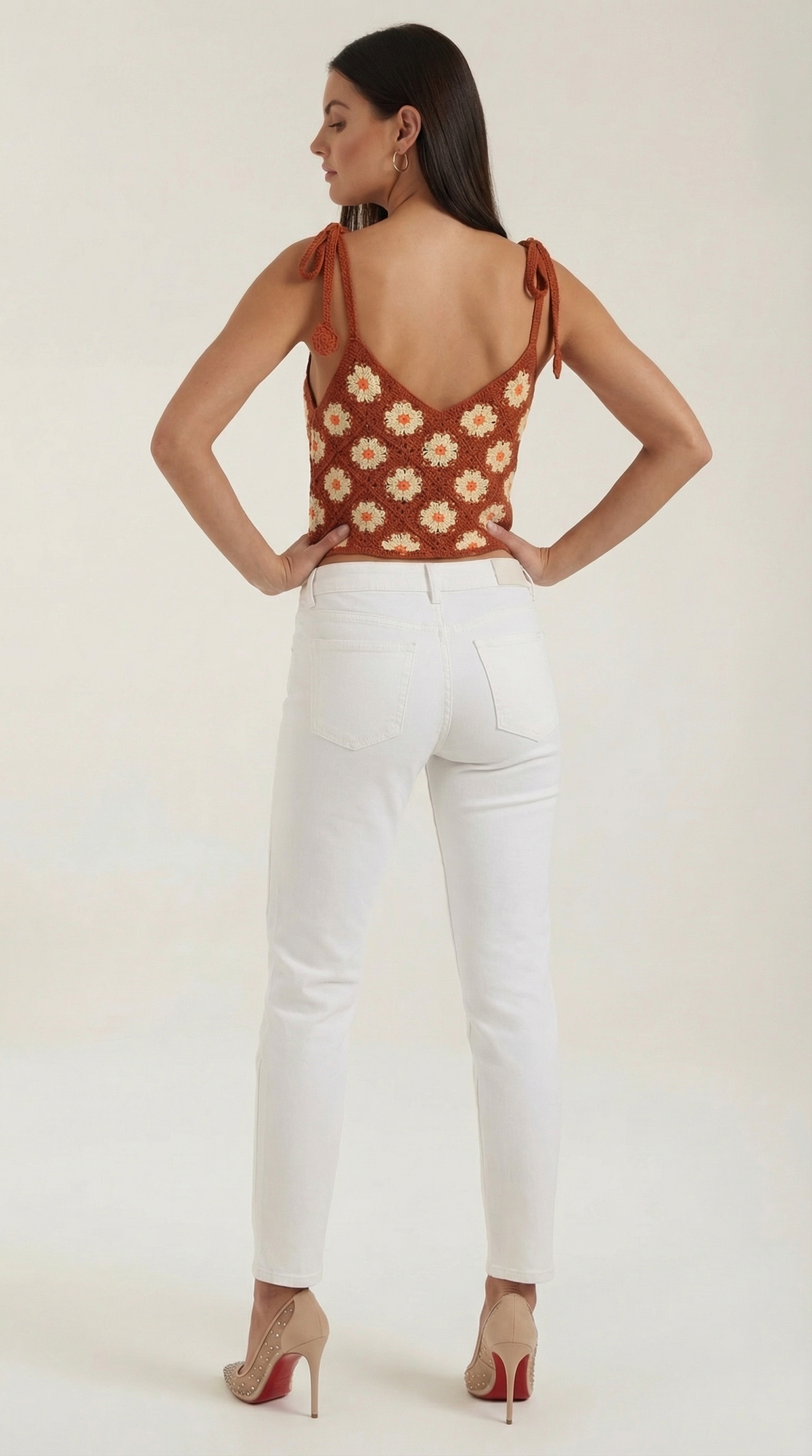 ELVIRA | BLUSA DE TIRANTES DE GANCHILLO