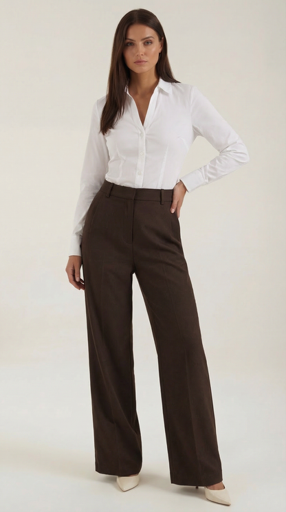 HAZEL | PANTALONES DE PIERNA ANCHA