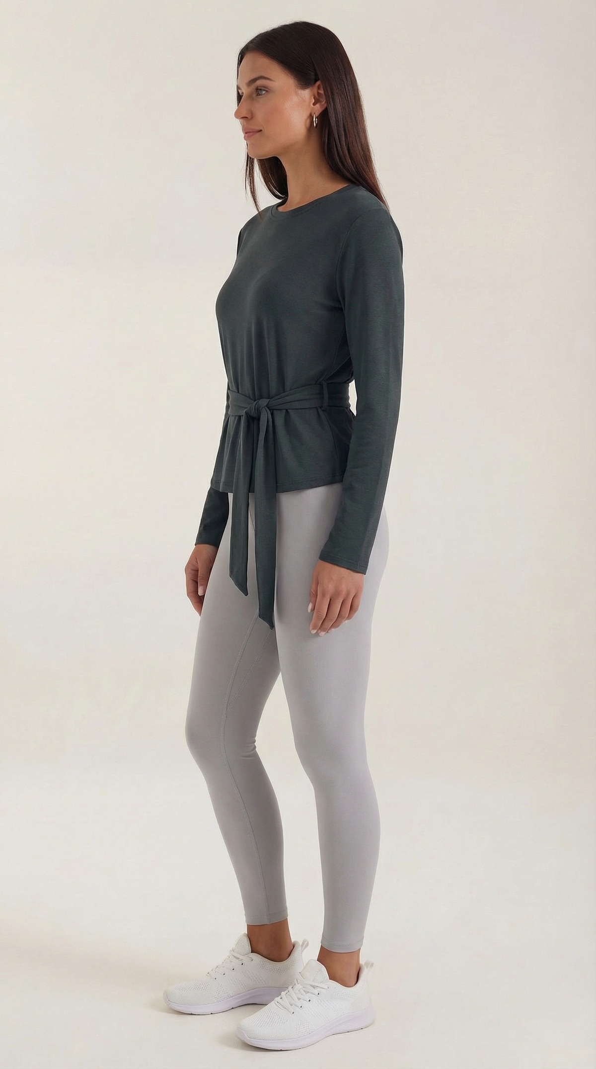 LORENA | CAMISETA DE MANGA LARGA CON DETALLE DE NUDO
