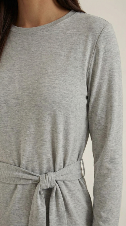 LORENA | CAMISETA DE MANGA LARGA CON DETALLE DE NUDO