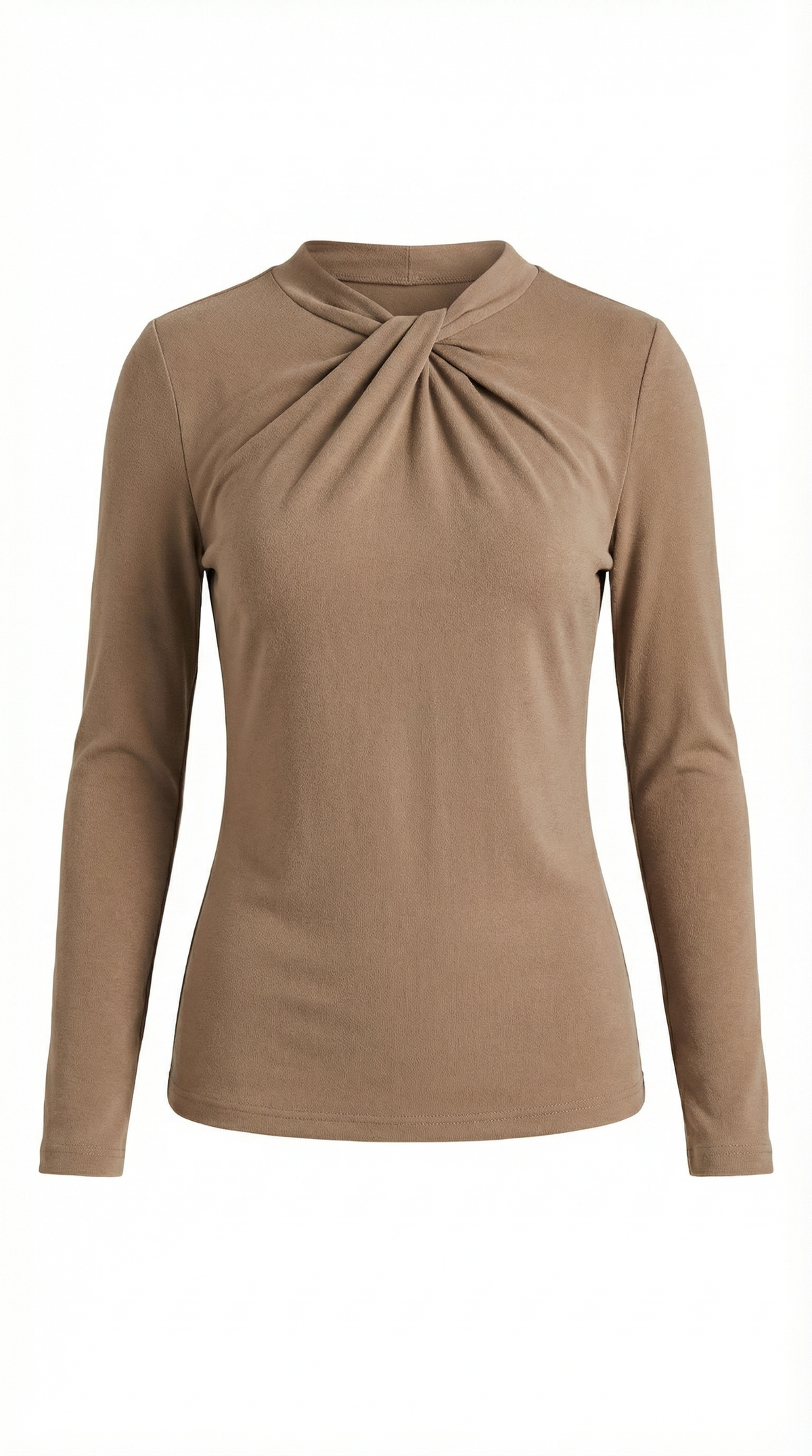 DAPHNE | BLUSA CON CUELLO ALTO Y LAZO