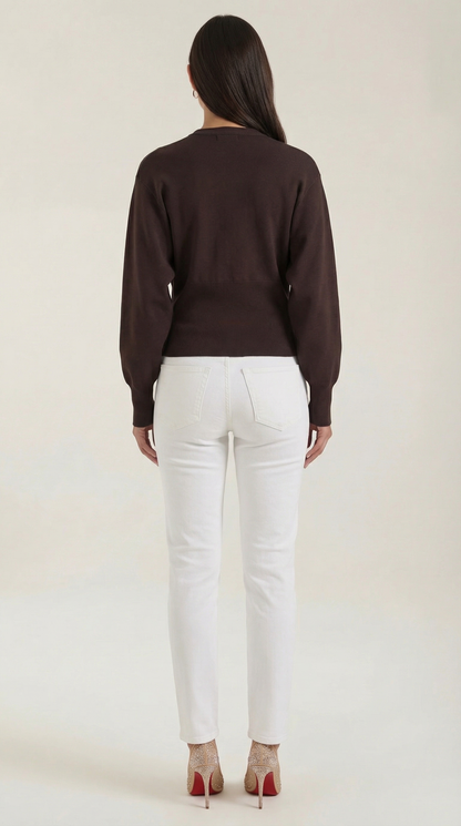 JANE | CHAQUETA DE PUNTO DE MANGA LARGA
