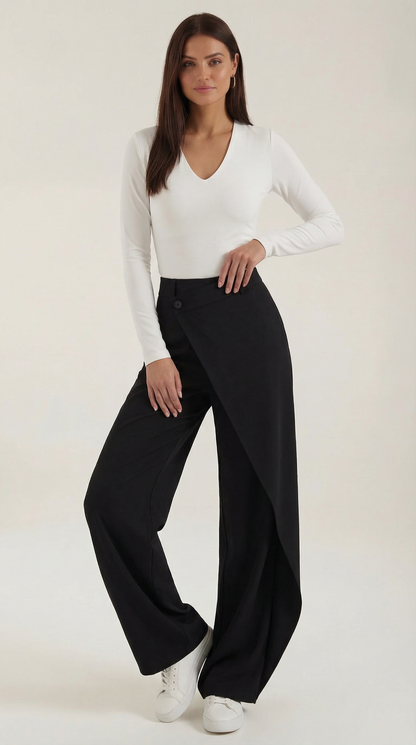 SÉVERINE | PANTALONES VAQUEROS ASIMÉTRICOS