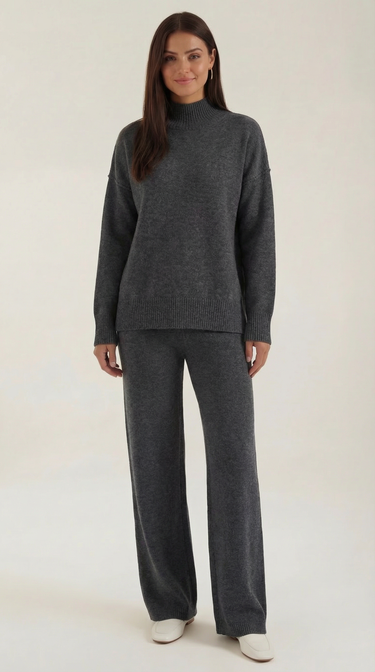 MAR | CONJUNTO DE SUÉTER DE PUNTO Y PANTALONES VAQUEROS