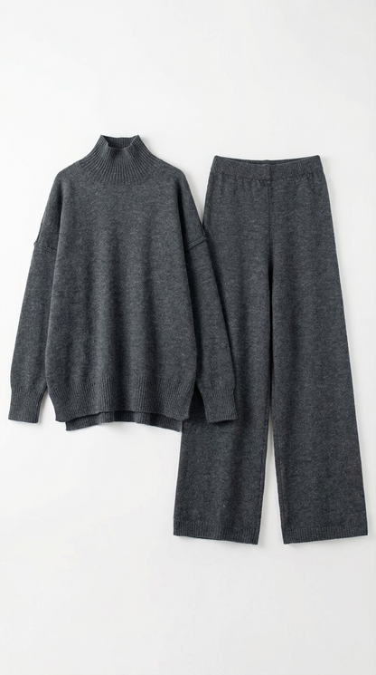 MAR | CONJUNTO DE SUÉTER DE PUNTO Y PANTALONES VAQUEROS