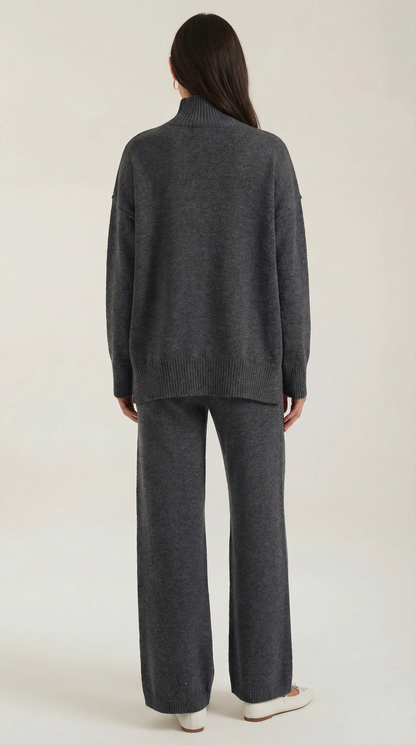 MAR | CONJUNTO DE SUÉTER DE PUNTO Y PANTALONES VAQUEROS