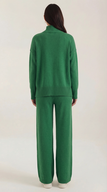 MAR | CONJUNTO DE SUÉTER DE PUNTO Y PANTALONES VAQUEROS