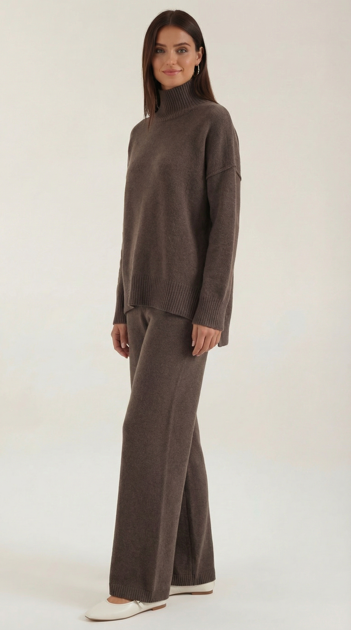MAR | CONJUNTO DE SUÉTER DE PUNTO Y PANTALONES VAQUEROS
