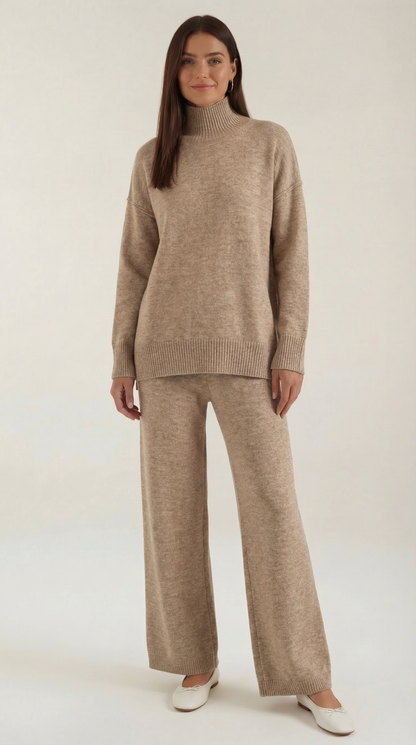 MAR | CONJUNTO DE SUÉTER DE PUNTO Y PANTALONES VAQUEROS