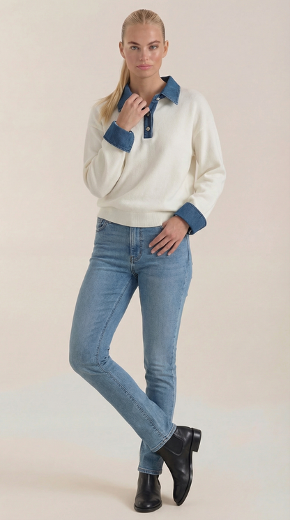MABEL | JERSEY DE PUNTO CON CUELLO