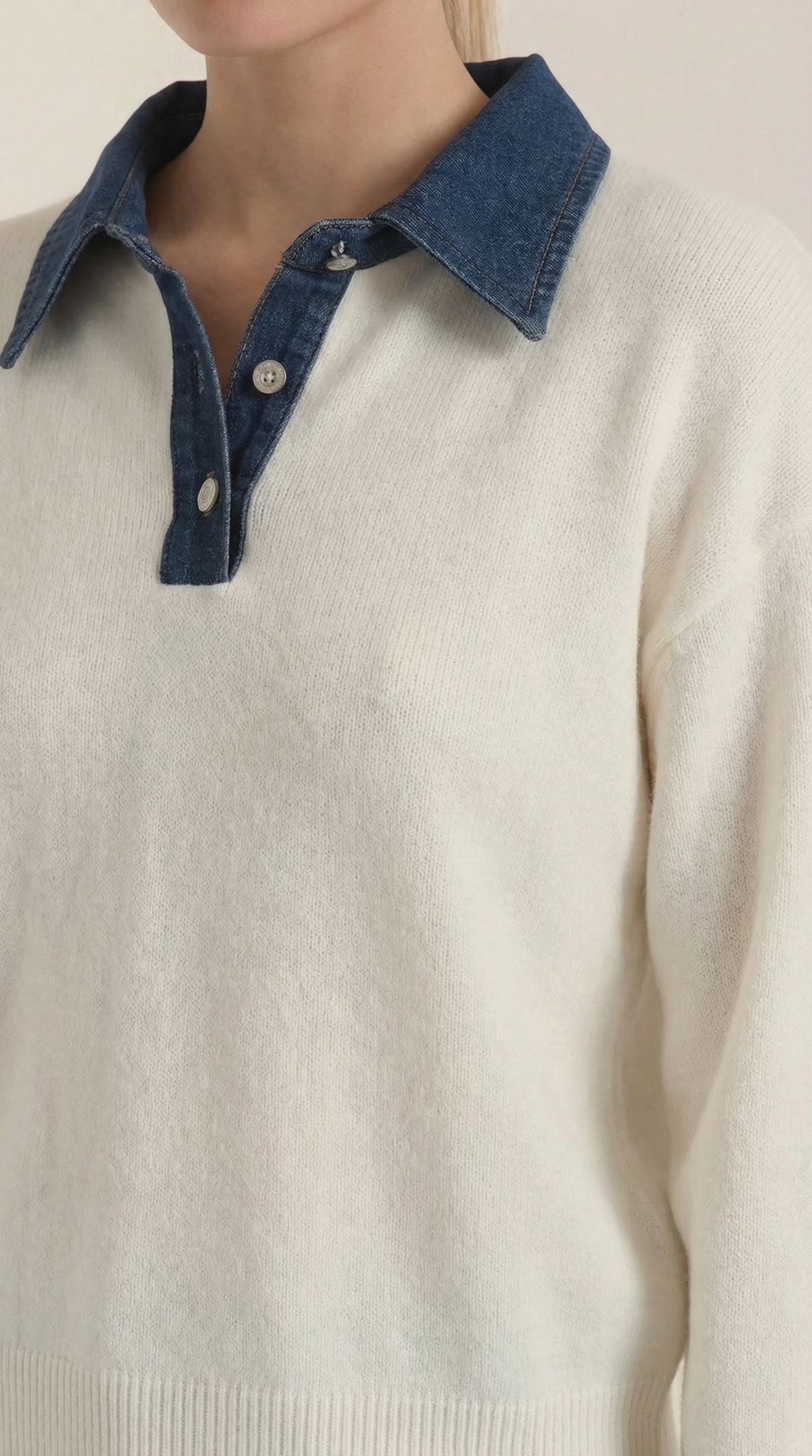 MABEL | JERSEY DE PUNTO CON CUELLO