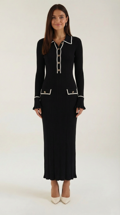JOSEPHINE | VESTIDO LARGO DE PUNTO