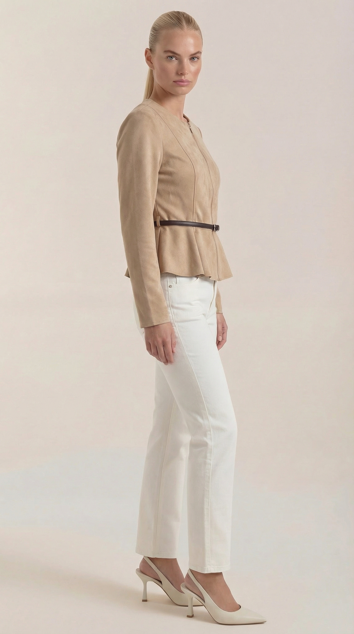 MILA | CHAQUETA CON DETALLE PÉPLUM