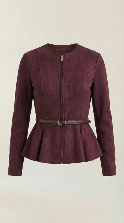 MILA | CHAQUETA CON DETALLE PÉPLUM