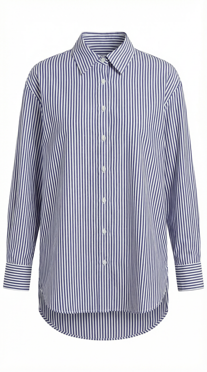 INES | CAMISA DE MANGA LARGA A RAYAS