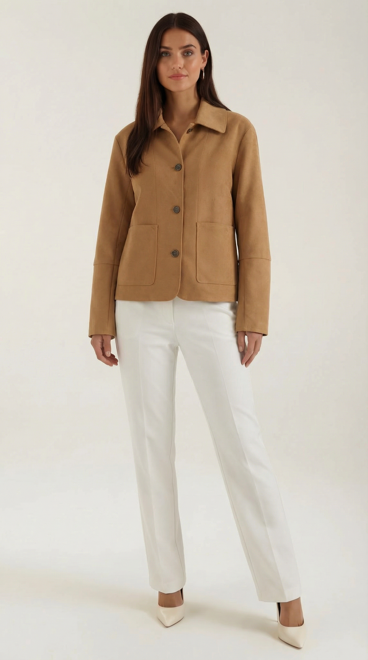 MAUDE | CHAQUETA SUAVE CON CIERRE DE BOTONES