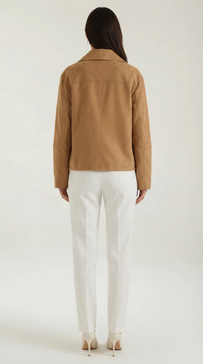 MAUDE | CHAQUETA SUAVE CON CIERRE DE BOTONES