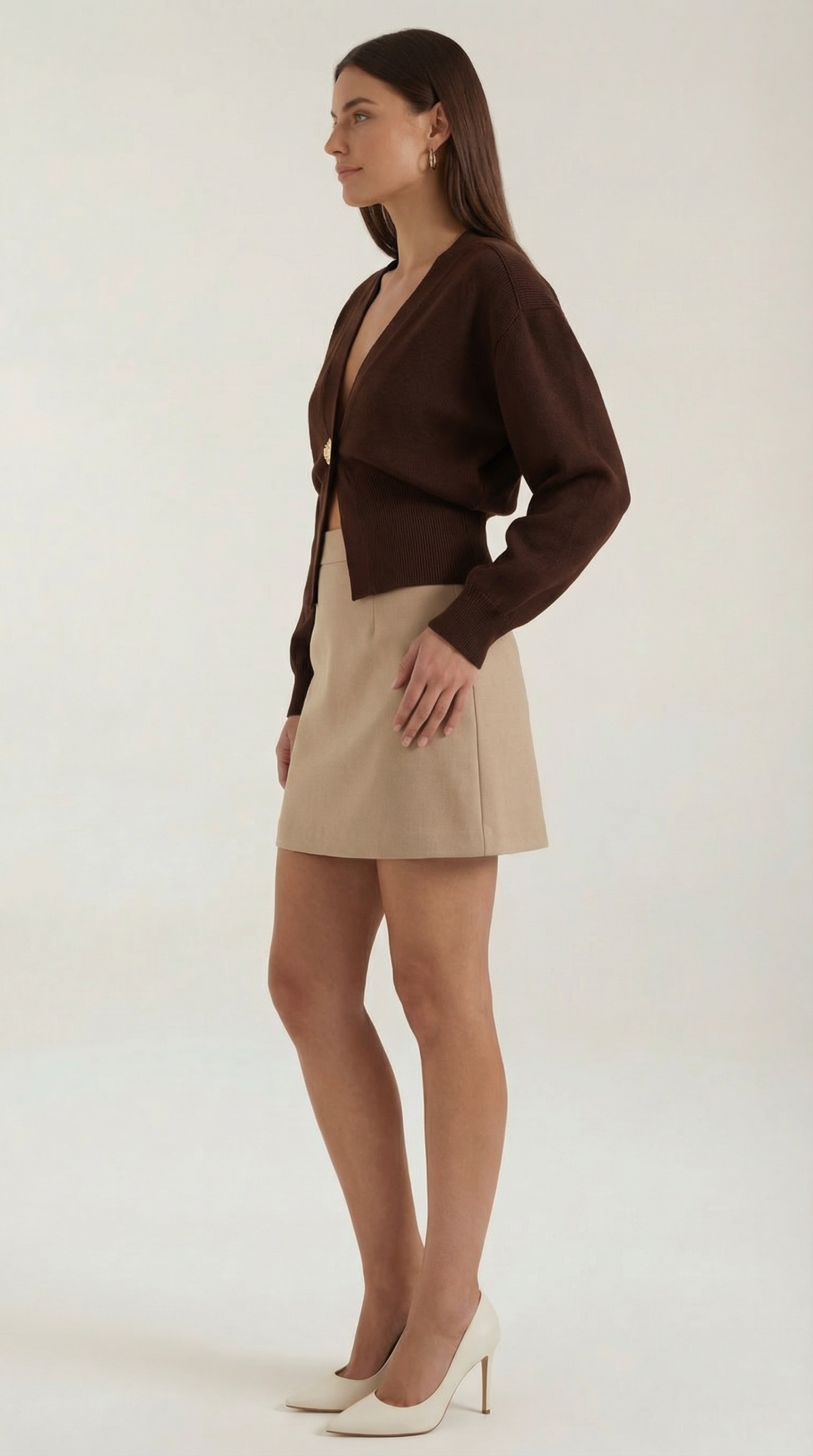 ARABELLA | JERSEY DE PUNTO CON ESCOTE EN V