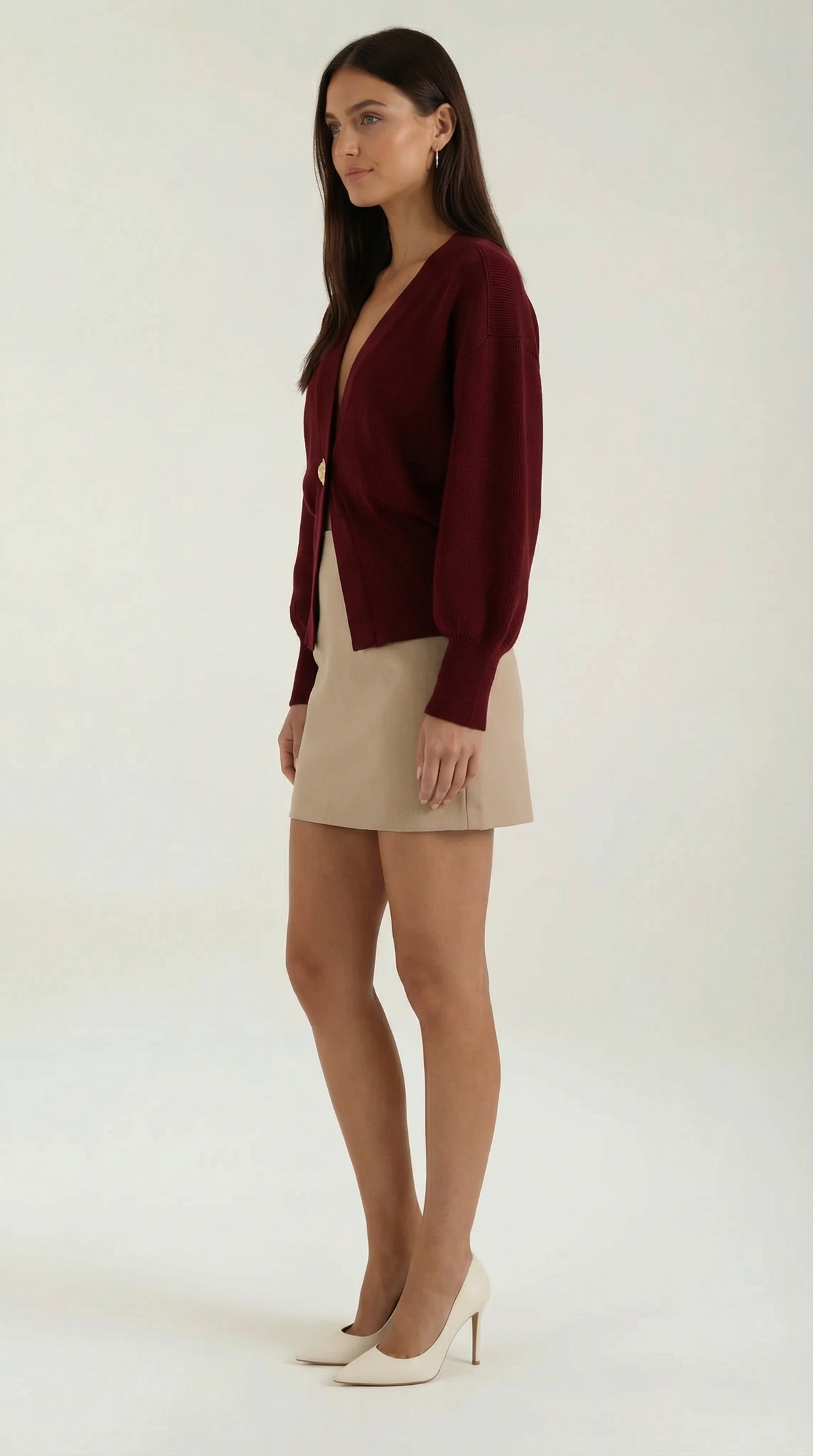 ARABELLA | JERSEY DE PUNTO CON ESCOTE EN V