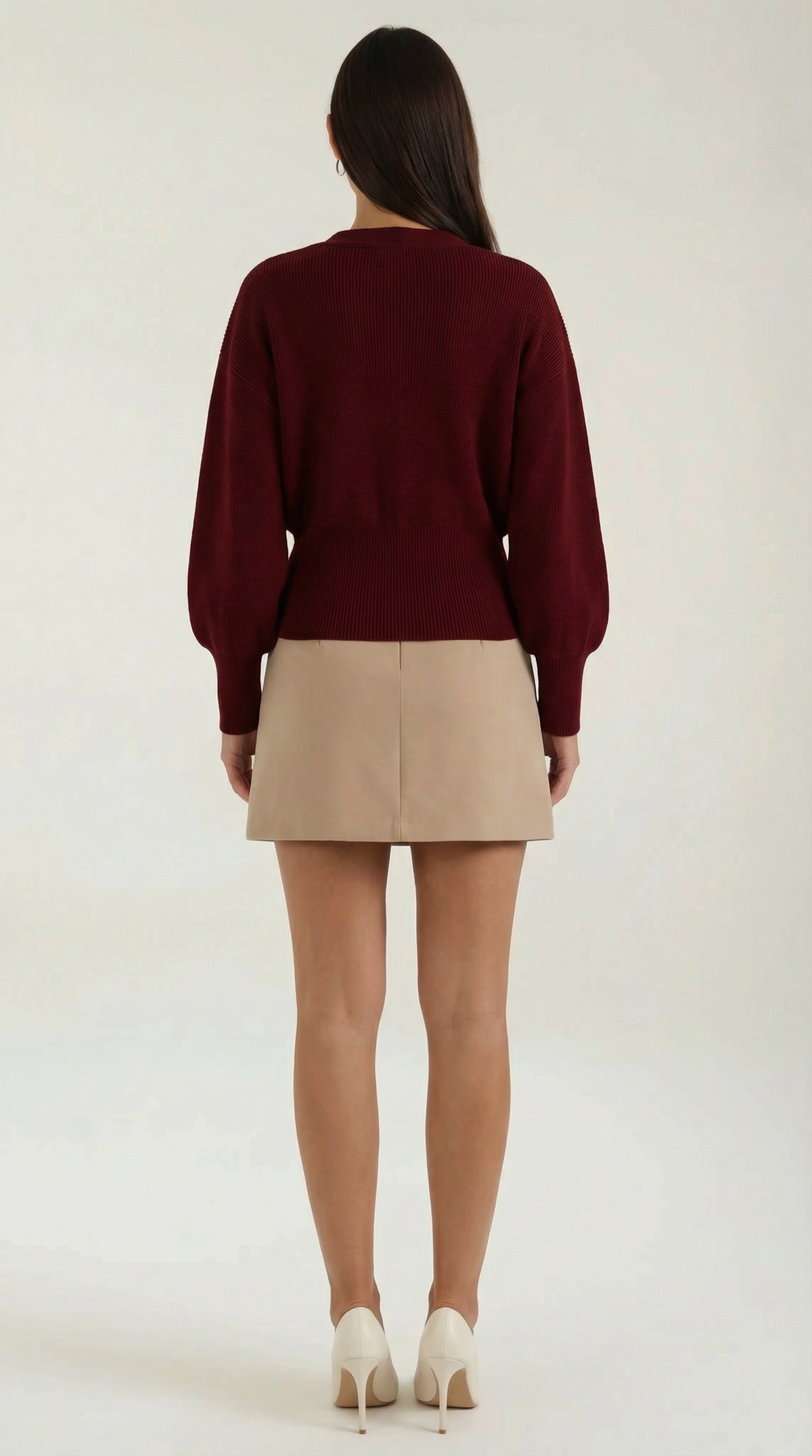 ARABELLA | JERSEY DE PUNTO CON ESCOTE EN V