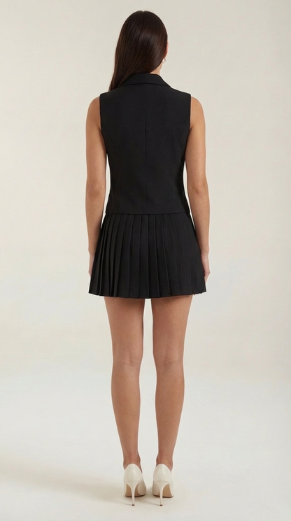 KIMBERLY | CONJUNTO DE BLAZER, CHALECO Y FALDA