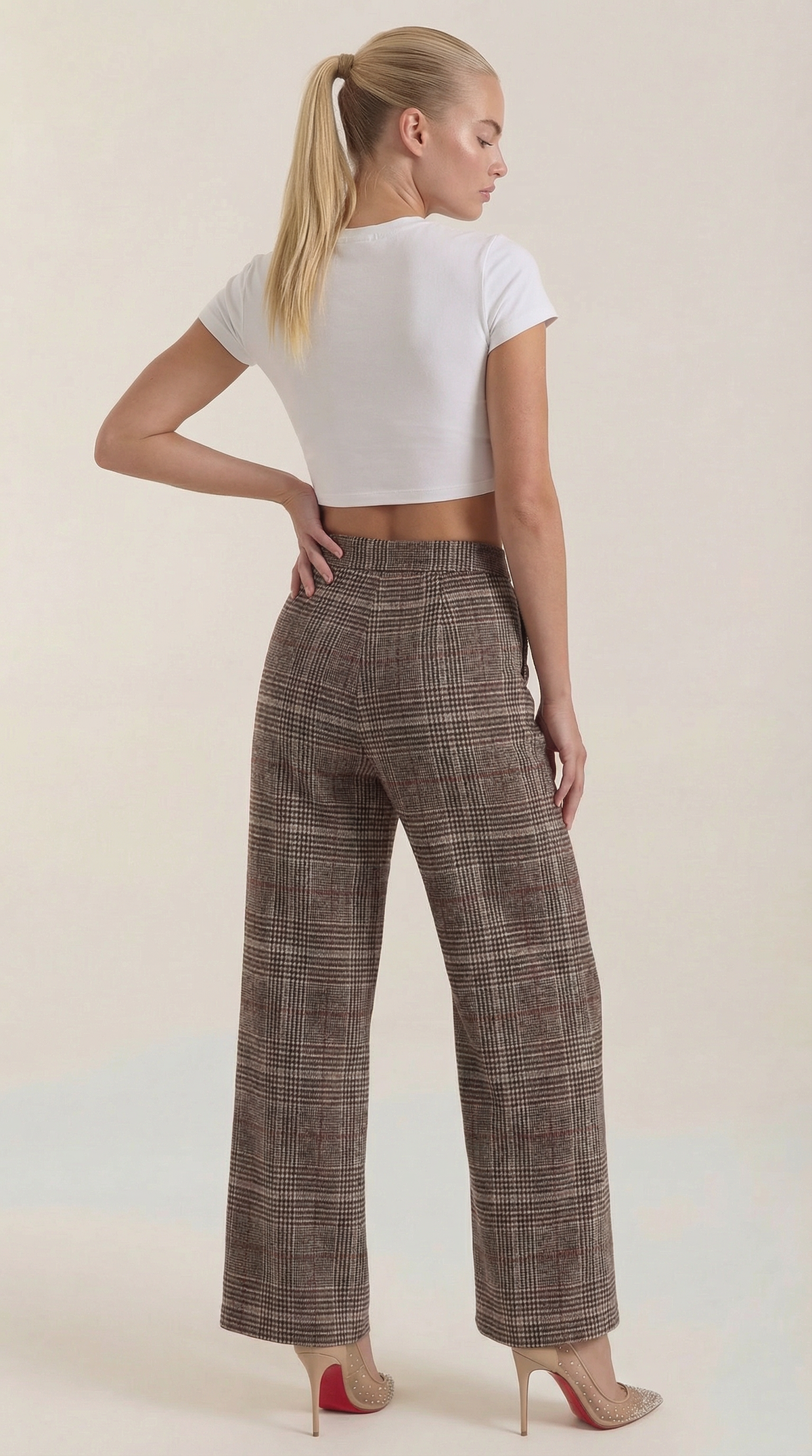 LEIGH | PANTALONES DE CUADROS