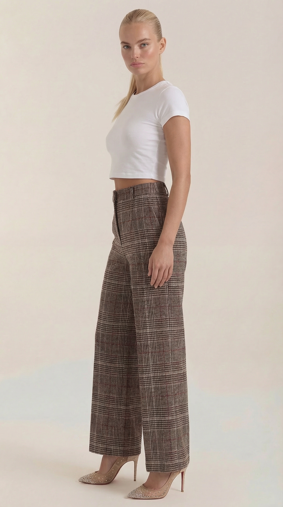 LEIGH | PANTALONES DE CUADROS